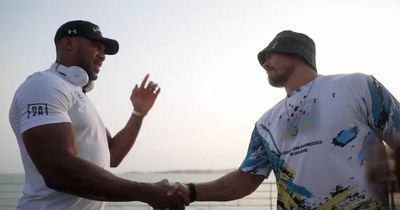 Anthony Joshua shares classy exchange with Oleksandr Usyk over Ukraine war