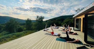 The new yoga retreat on top of a mountain with probably the best views in Wales