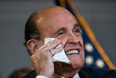 Video shows Giuliani "slapped" by worker