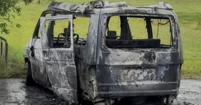 Glasgow van set on fire as police probe early-morning blaze on residential street
