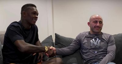 Israel Adesanya makes UFC 276 "shoey" bet with fellow champion Alexander Volkanovski