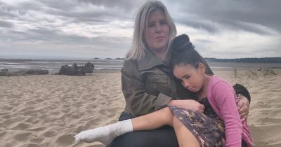 Young girl let out 'horrifying scream' after stepping on barbecue buried on Swansea beach