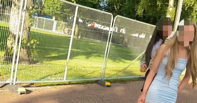 Disturbing footage shows Scots youths racially abuse woman in park with vile slurs