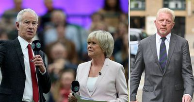 John McEnroe and Sue Barker send message to jailed Boris Becker live on air at Wimbledon
