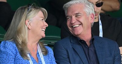 Phillip Schofield and estranged wife Steph prove they are friendliest of exes at Wimbledon