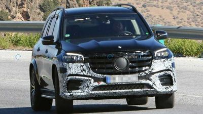 Mercedes-Benz GLS Facelift Spied With Barely Camouflaged Body