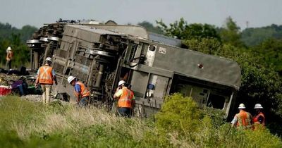 Three dead in Missouri as passenger train derails after striking lorry