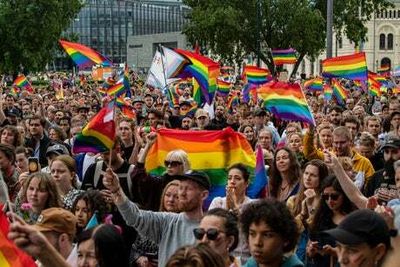 Pride protesters ignore Norway police warnings after Oslo shooting