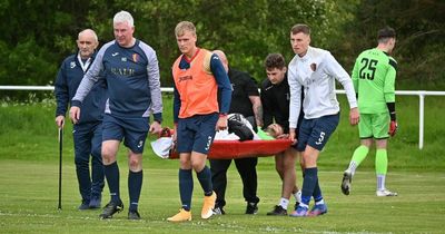 Former Wolves goalkeeper taken to hospital with concussion on East Kilbride debut