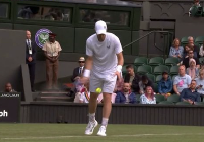 Andy Murray uses underarm serve in first-round win at Wimbledon