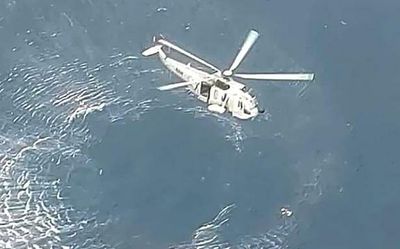 Four dead as ONGC chopper falls into sea off Mumbai