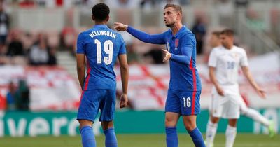 Jude Bellingham sends one-word message to Jordan Henderson amid Liverpool transfer rumours