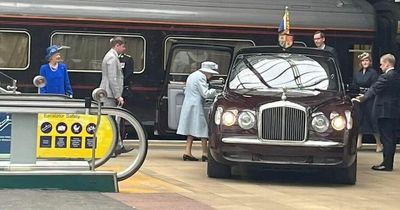 Gobsmacked Edinburgh tourist's train home delayed by Queen arriving at Waverley station