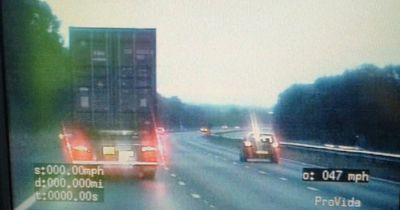 Slow driver arrested after ignoring police on motorway