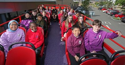 Eagle-eyed Dundee school pupils snag free tickets for city's open-top tour bus