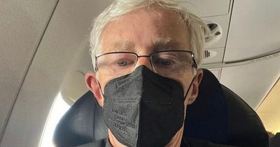 Paul O'Grady in foul-mouthed tirade at airport and threatens to start riot after flight is delayed