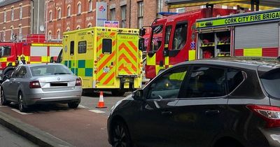 Cork street closed off as patient lifted from second floor window