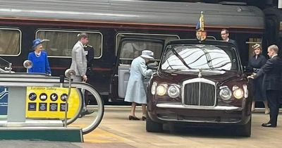 Queen makes surprise arrival at Edinburgh Waverley as train passengers stunned