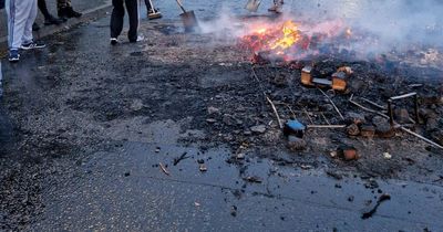 Fire service 'attacked by youths' after bonfire materials lifted in Derry