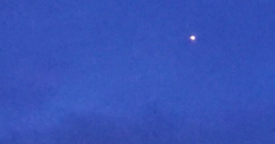 Confused Edinburgh man spots 'light orbs' floating in the sky near his home