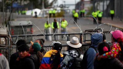 Ecuador’s president announces fuel price cut as protests cripple output