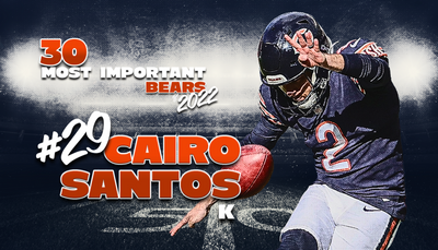 30 Most Important Bears of 2022: No. 29 Cairo Santos