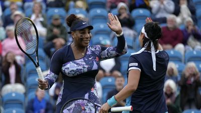 Serena Williams continues return to action with help from Jabeur in Eastbourne