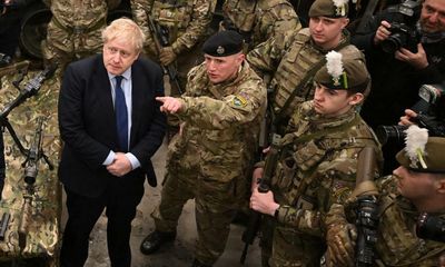 Boris Johnson seeks to defuse row over abandoning defence spending pledge