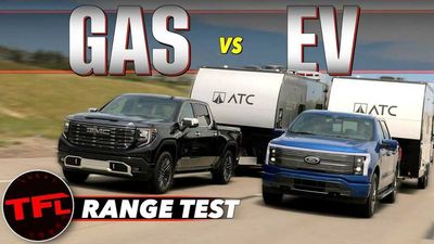 Ford F-150 Lightning Vs Gas Truck Towing Range: Same Load, One Fill-Up