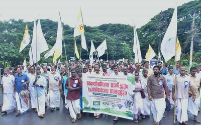 Ecologically Sensitive Zone: Farmers take out march in Palakkad