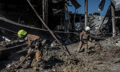 ‘There could be children’: search continues amid Kremenchuk rubble