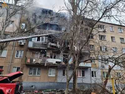 Two killed by strike on residential building in Ukraine's Mykolaiv