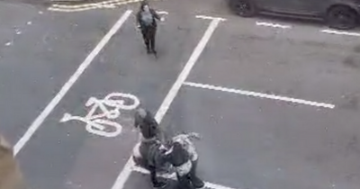 Glasgow bottle attack caught on video as gang brawl on busy city centre street