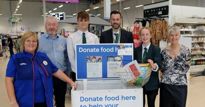 Dumfriesshire Foodbank holding collections at Cuckoo Bridge Tesco Extra