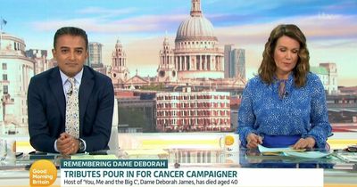 GMB's Susanna Reid pays highly emotional tribute to 'remarkable' Deborah James