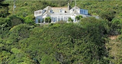 Kate Bush's West Country home hangs on a cliff edge
