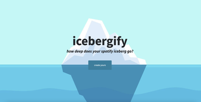 What is the Spotify Icebergify? How to create an iceberg that reflects your music tastes