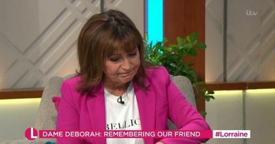 Lorraine Kelly fights back tears as she pays tribute to Dame Deborah James