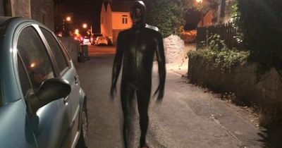 Police hunt after man in full latex 'gimp' suit is back terrifying people