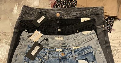 Woman shows off 'deceiving' difference between four pairs of River Island size 18 jeans