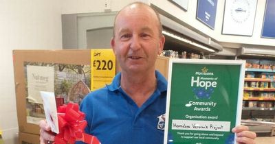 Supermarket awards community heroes for their efforts