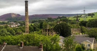 In the shadow of the wrecking ball... a beautiful church, school and historic mill which survived "an earthquake"