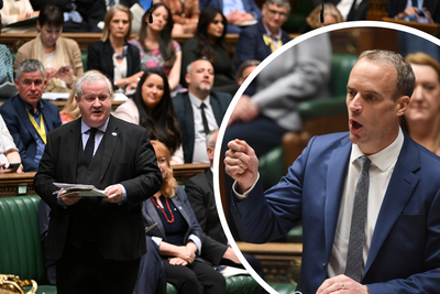 Ian Blackford hits back as Raab declares it's 'good to see him in his place'