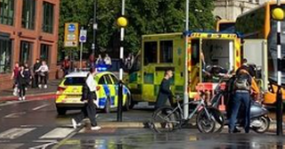 Motorcyclist taken to hospital after crash with car driver near Bristol Bridge