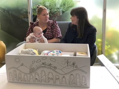 New-look baby box unveiled to mark scheme's five-year anniversary