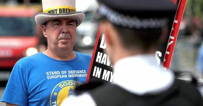 'Stop Brexit' protester thinks he's found a loophole in Priti Patel's crackdown law