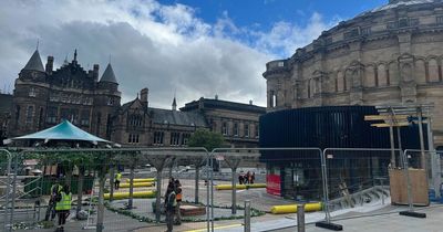 Edinburgh city centre transformed for the Festival Fringe before tourists descend