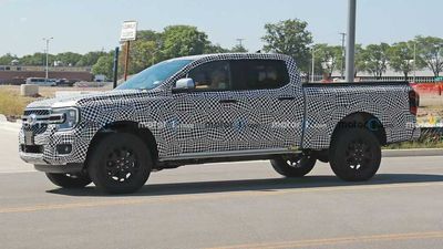 2023 Ford Ranger Spied In SuperCrew Trim With A Long Bed