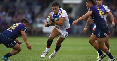 Rugby convert Leo Thompson on learning his way at the Newcastle Knights