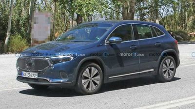 Mercedes-Benz EQA Spy Shots Show Crossover Already Getting New Grille